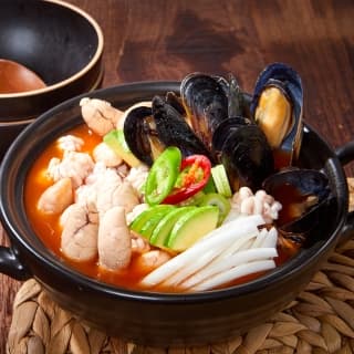 오밀당 해물알탕